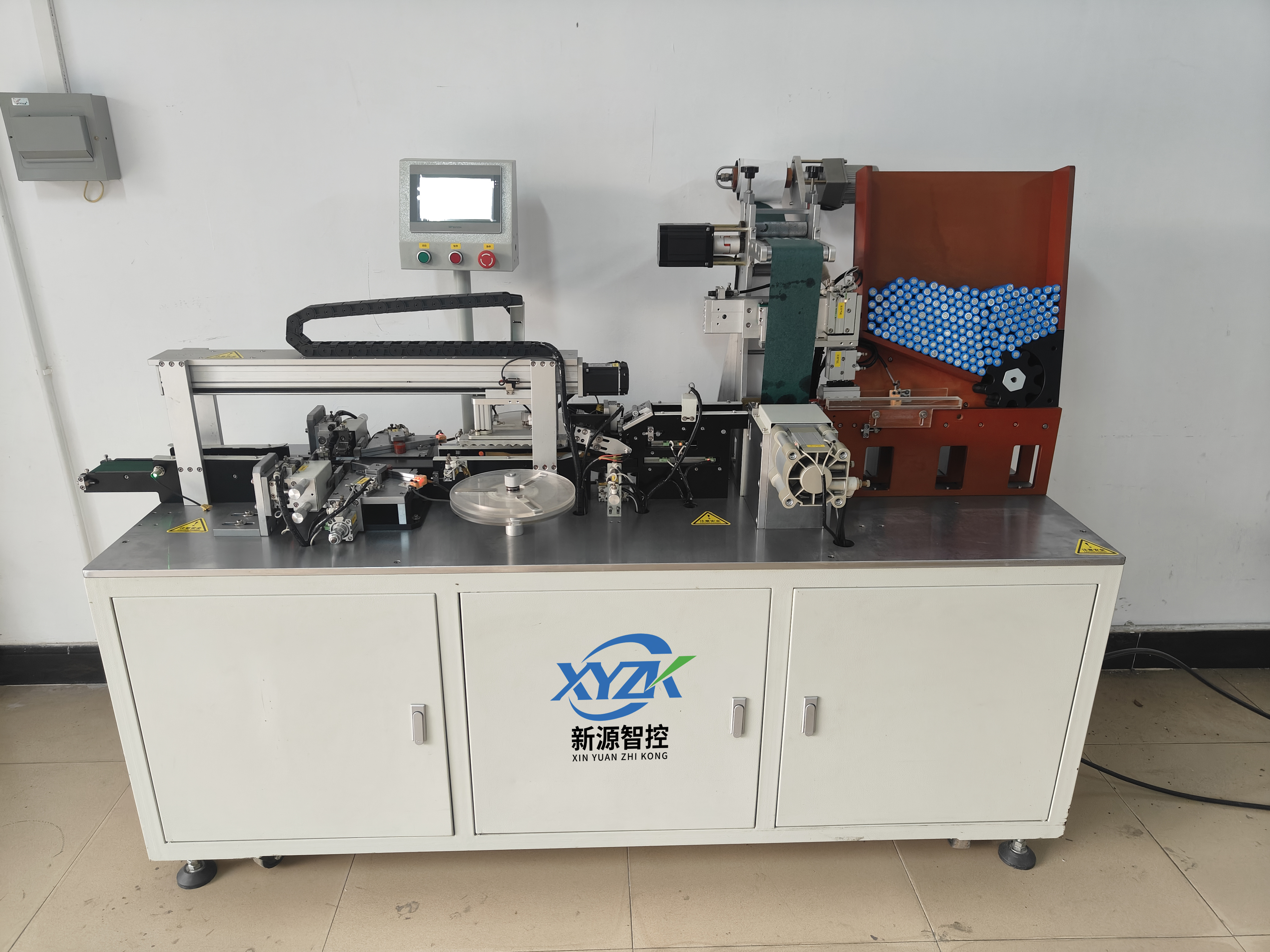 全自动贴纸分选点焊一体机